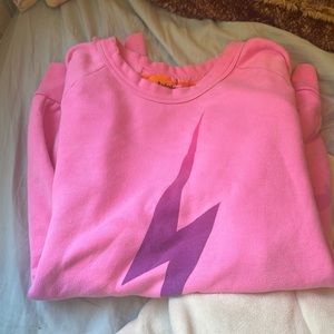 Aviator nation pink sweatshirt